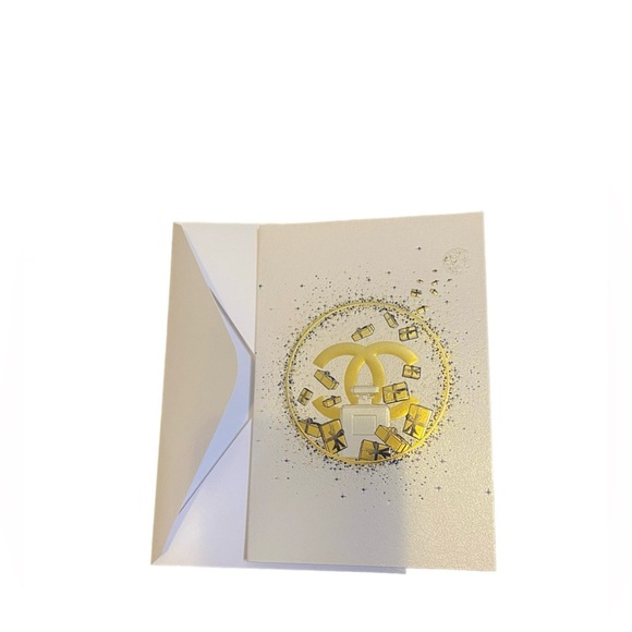 Chanel gift bag with ribbon and card - Picture 3 of 4